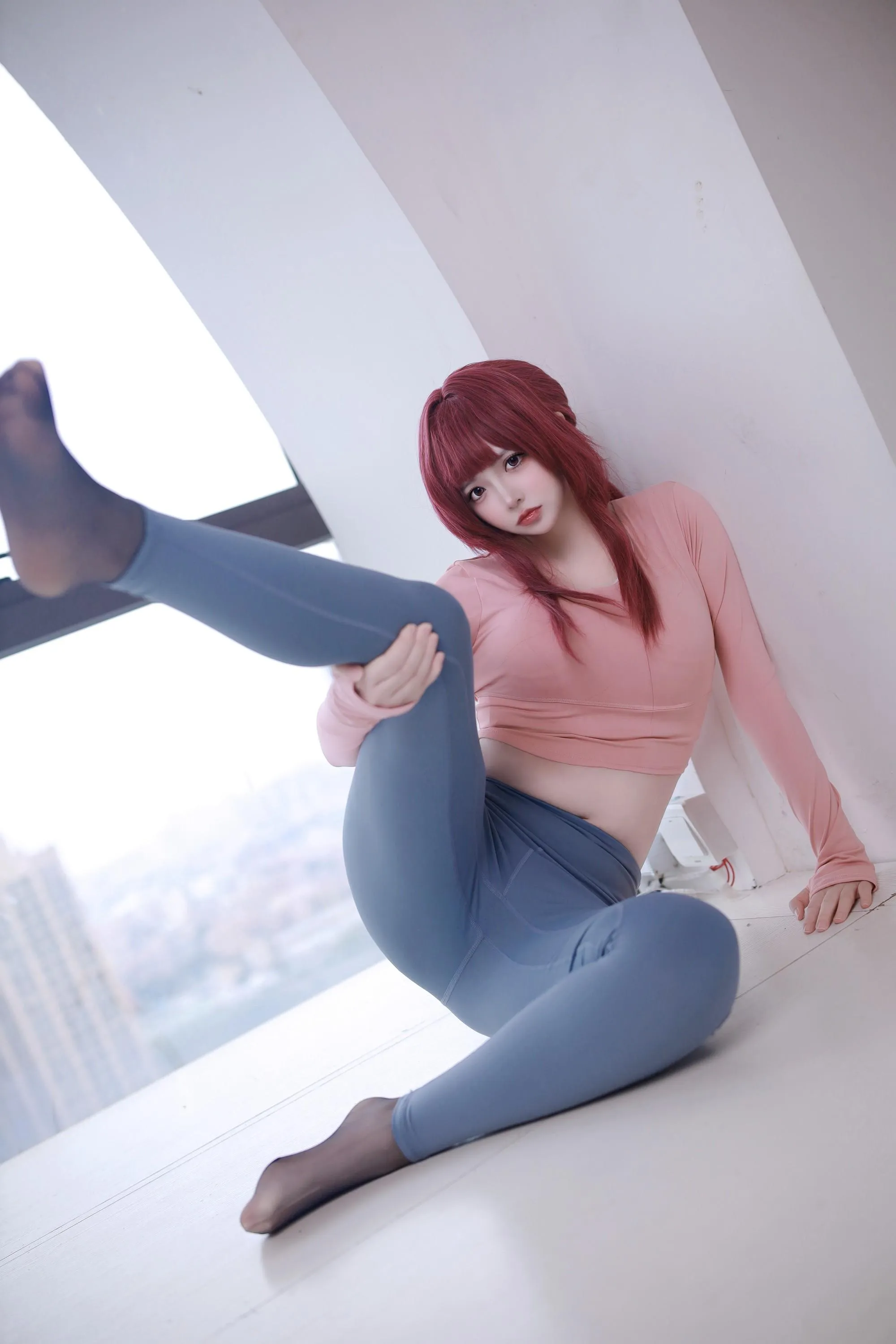疯猫ss – NO.134 2024年二月限定 瑜伽服 卡芙卡 [58P]插图4
